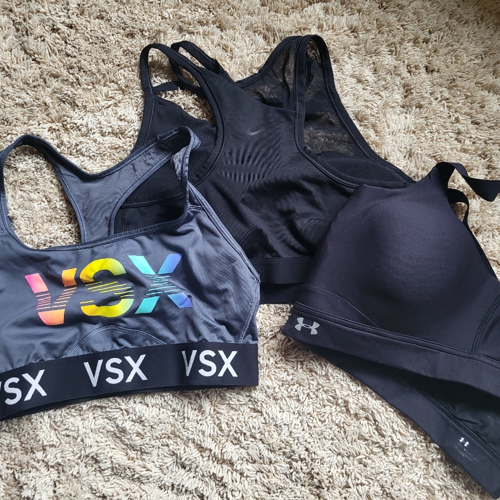 Sports bras.